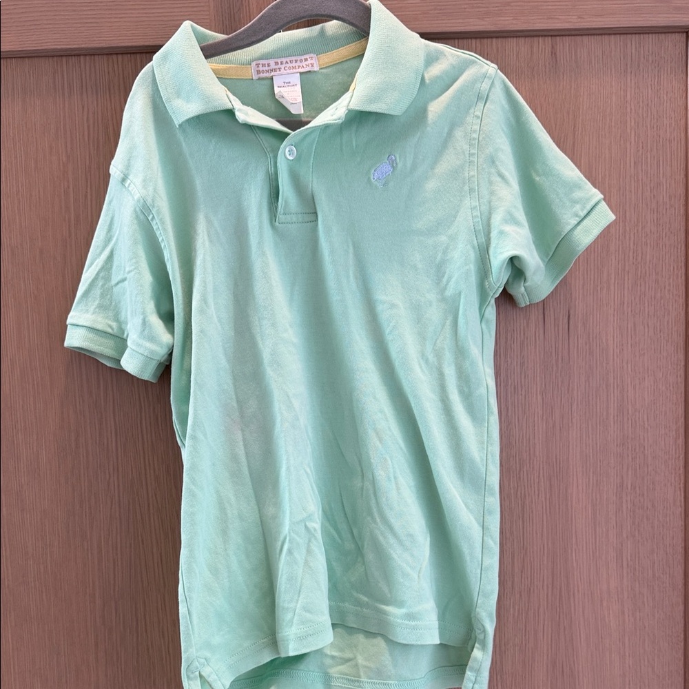 The Beaufort Bonnet Company Light Mint Polo - Kids